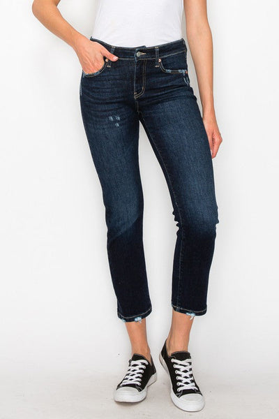 S-HIGH RISE SKINNY STRAIGHT JEANS
