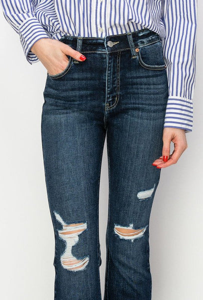 S-HIGH RISE WESTERN BOOT JEANS
