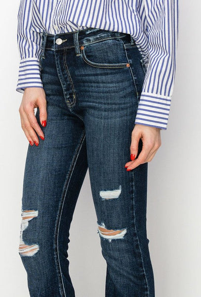 S-HIGH RISE WESTERN BOOT JEANS