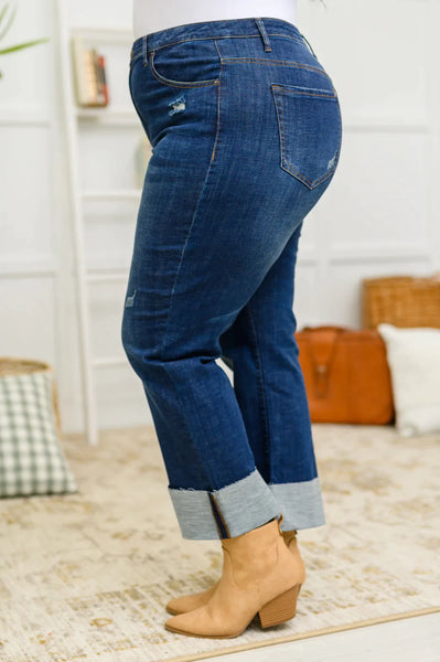 S - Cambridge Mid Rise Straight Leg Jeans