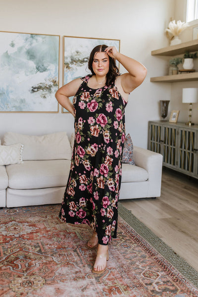 S-Fortuitous in Floral Maxi Dress