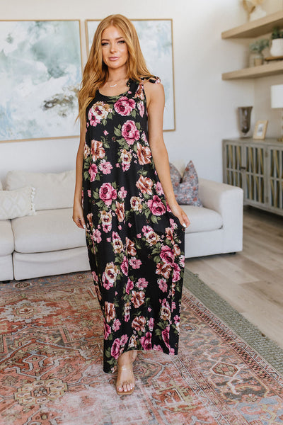 S-Fortuitous in Floral Maxi Dress
