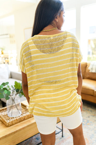 S - Simply Sweet Striped Top