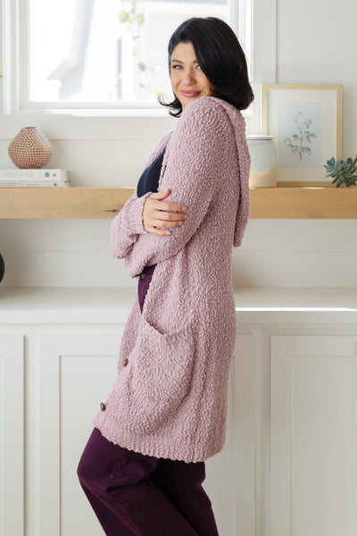 S-Soft Wisteria Hooded Cardigan