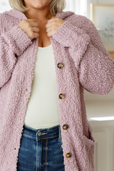 S-Soft Wisteria Hooded Cardigan