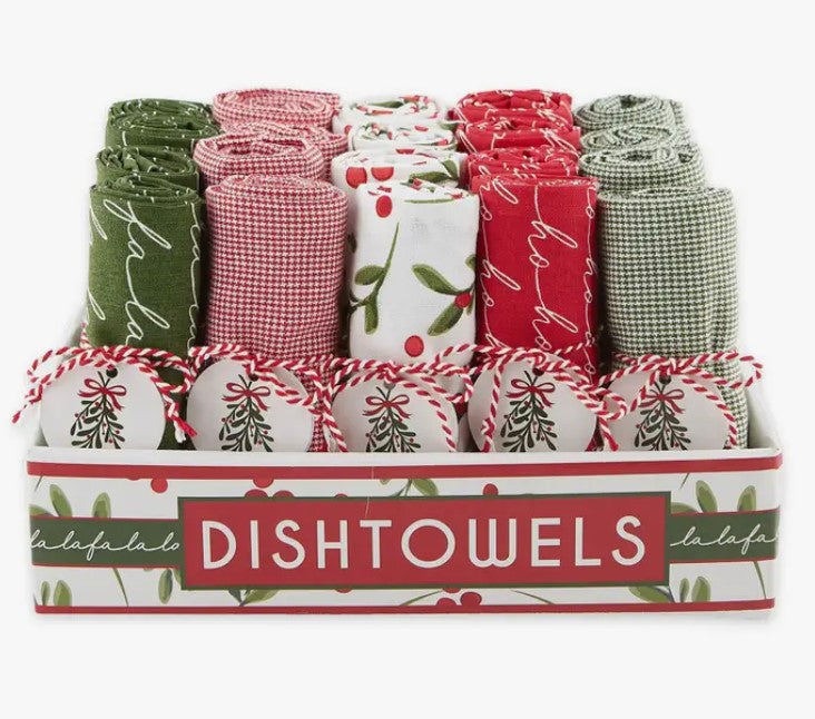 Under the Mistletoe Assorted Dishtowels
